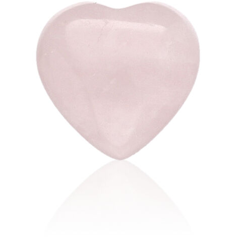 Cuore di quarzo rosa Pietra naturale Cuore rosa Regalo Amore