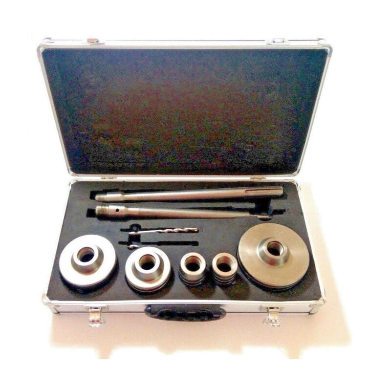Image of Trade Shop - 9-PIECE-WANDSCHALEN-FRÄSER 35 40 65 80 100mm bohrer sds plus max -