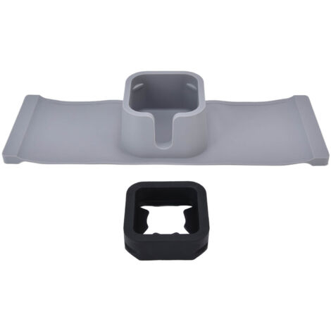 Cup Holder Couch Arm Cup Holder Sofa Arm Cup Tray Silicone Body for Living Room Balcony Gray