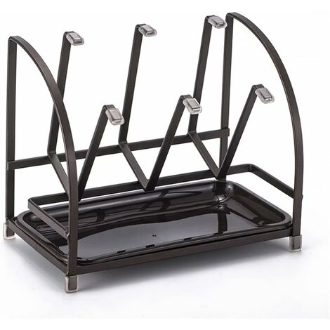 Wrought Iron Cup Drying Rack Stand Non-Slip Metal 6 Hook Cup Dryer Storage  Rack Glass Cup Holder Household Cups Organizer - AliExpress