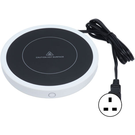 Cup Warmer Smart Auto Shutting Off Constant Temperature Electric Mug Heating Mat for Coffee Milk TeaUK Plug 220V