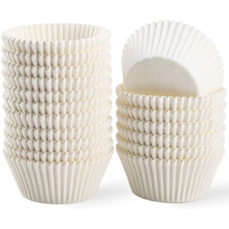 Cupcake Liners - 7 5 Cm Top Diameter - 5 Cm Bottom Diameter - 3 25 Cm Height - Food Grade Greaseproof Paper - For Cupcakes Muffins - 500 Pieces