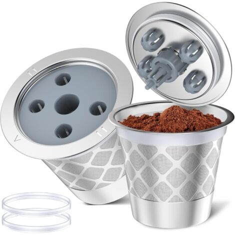 Cupe K riutilizzabile per macchina Ke K Supreme - filtro per caffè Ke permanente. Cupe K ricaricabile per Ke K Supreme Plus Coffee Shops (2 pezzi)