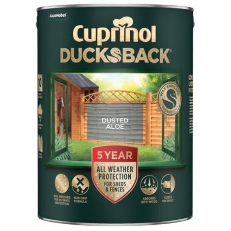 Cuprinol 5 Year Ducksback  - 5L - Dusted Aloe