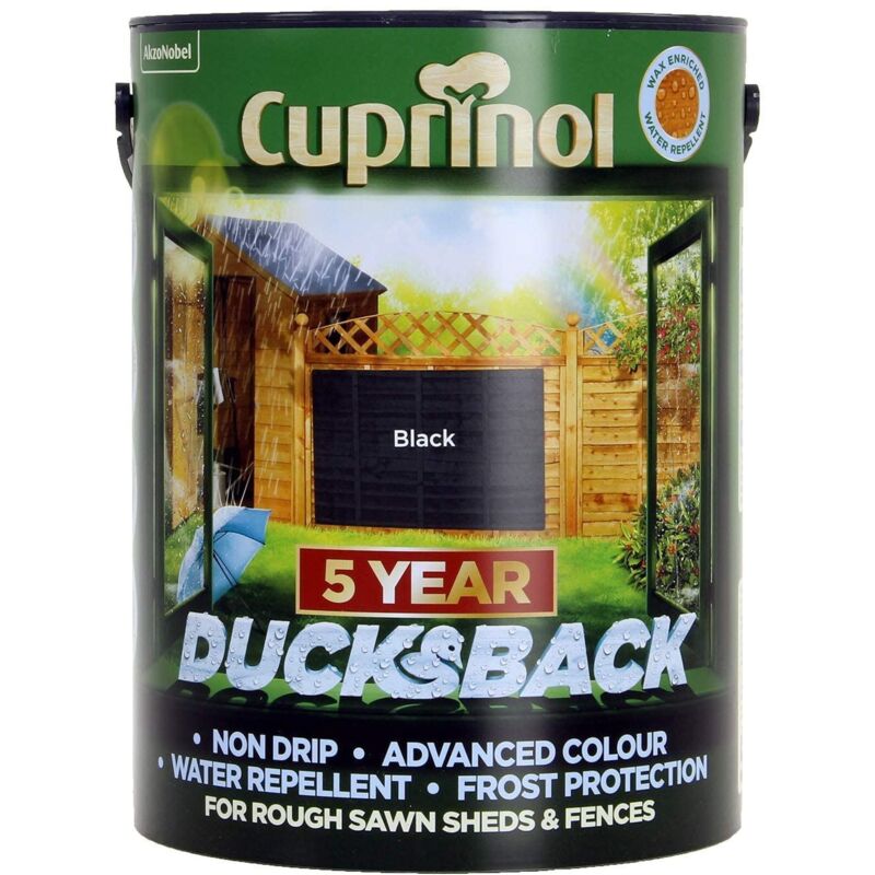 Cuprinol 5244557 Ducksback 5 Year Waterproof for Sheds & Fences Autumn