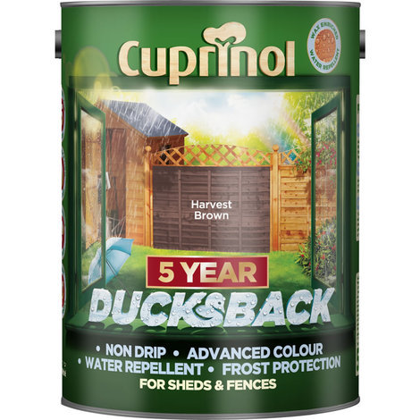 Cuprinol 5 Year Ducksback 5L (select colour)