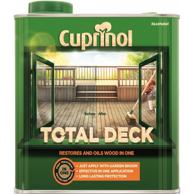 Cuprinol - Total Deck Clear - 2.5L - Clear