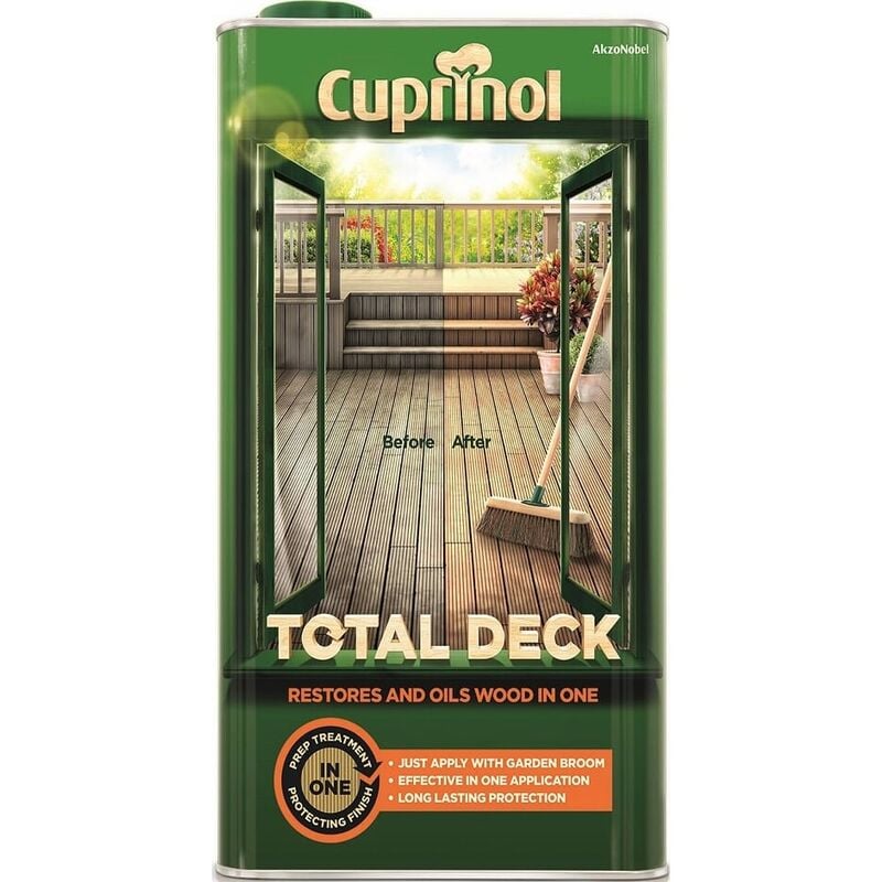 Cuprinol - Total Deck Clear - 5L - Clear