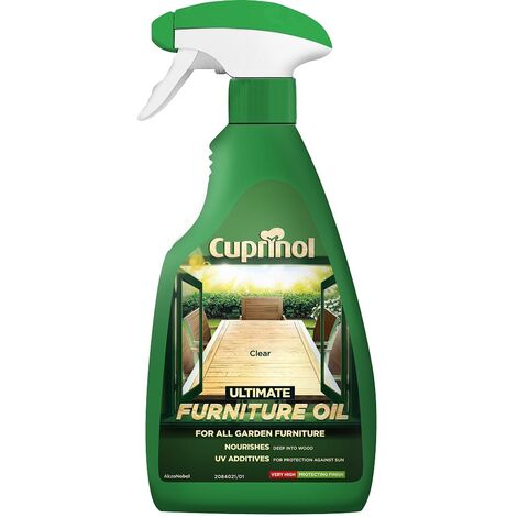 Cuprinol 5212401 Ultimate Furniture Oil Clear Spray 500ml CUPUFOCL500