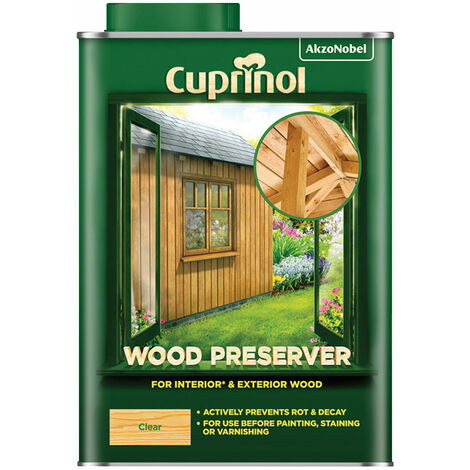 main image of "Cuprinol 5330417 Wood Preserver Clear 1 litre"