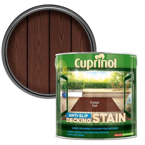 Cuprinol Anti-Slip Decking Stain Cedar Fall 2.5L