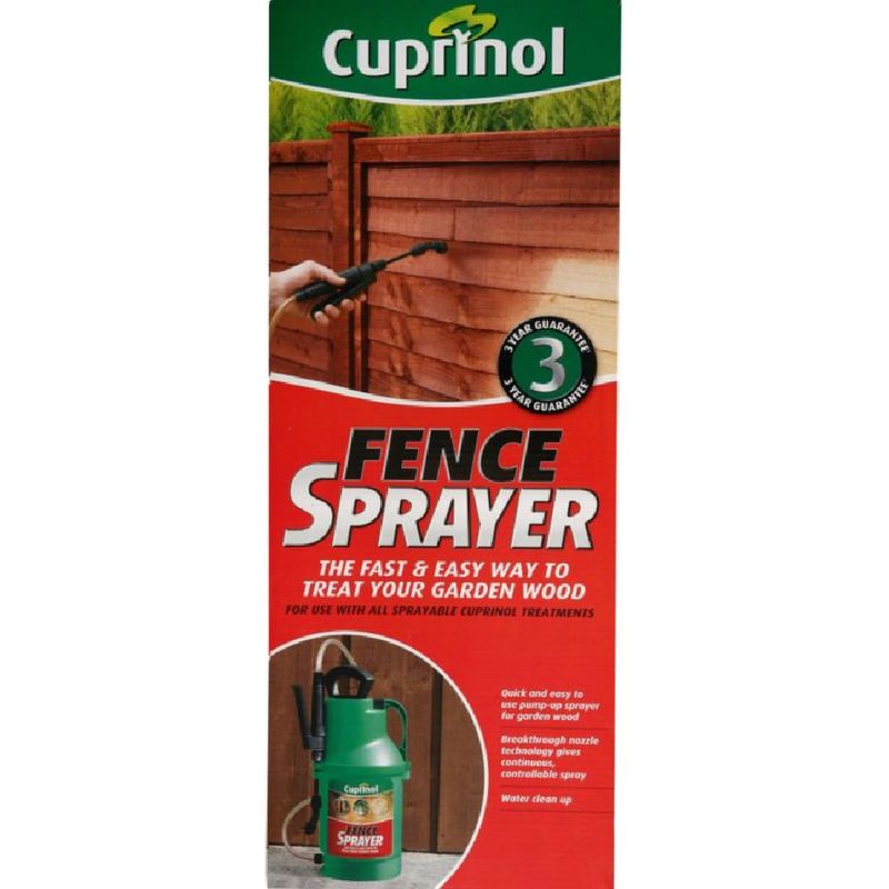 Cuprinol - Fence Sprayer Quick And Easy To Use Pump-up Sprayer For Garden Wood