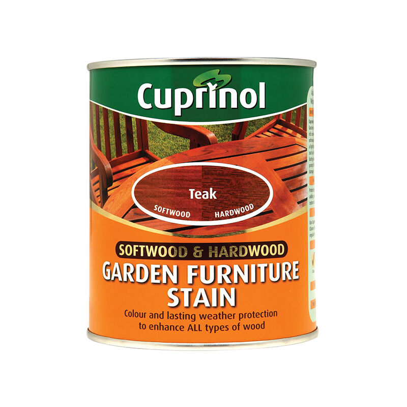 5158524 Softwood & Hardwood Garden Furniture Stain Teak 750ml CUPGFST750 - Cuprinol