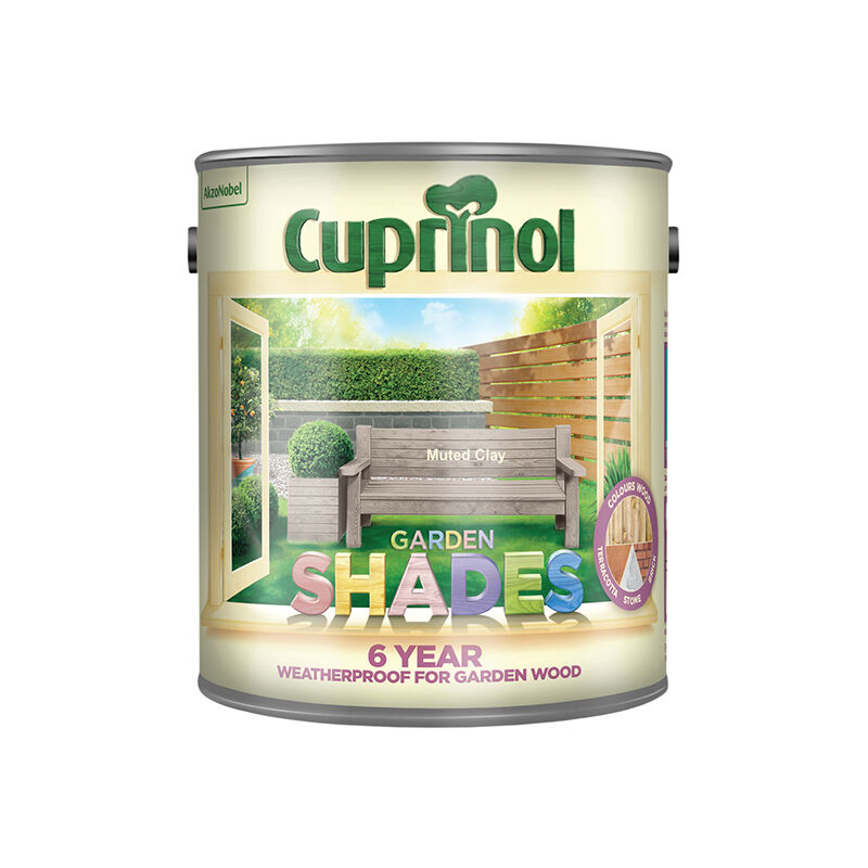 Cuprinol - Garden Shades Muted Clay 2.5 litre CUPGSMC25L