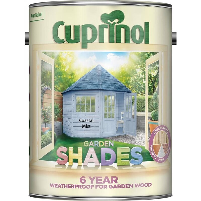 Cuprinol - Garden Shades - Coastal Mist - 5L - Coastal Mist