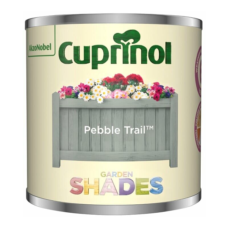 Cuprinol - Garden Shades Tester Paint Pot - 125ml - Pebble Trail - Pebble Trail