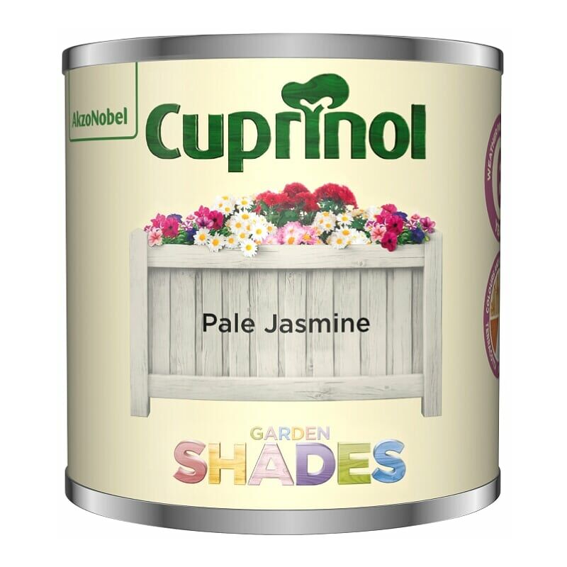 Cuprinol - Garden Shades Tester Paint Pot - 125ml - Pale Jasmine - Pale Jasmine