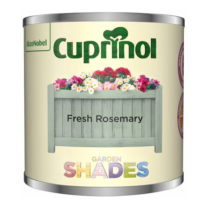 Cuprinol - Garden Shades Tester Paint Pot - 125ml - Fresh Rosemary - Fresh Rosemary