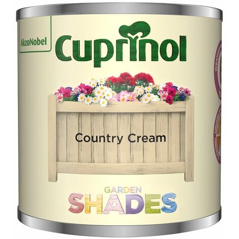 Cuprinol Garden Shades Tester Paint Pot - 125ml - Country Cream
