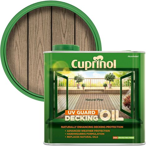 Cuprinol UV Guard Decking Oil 5L Natural Pine