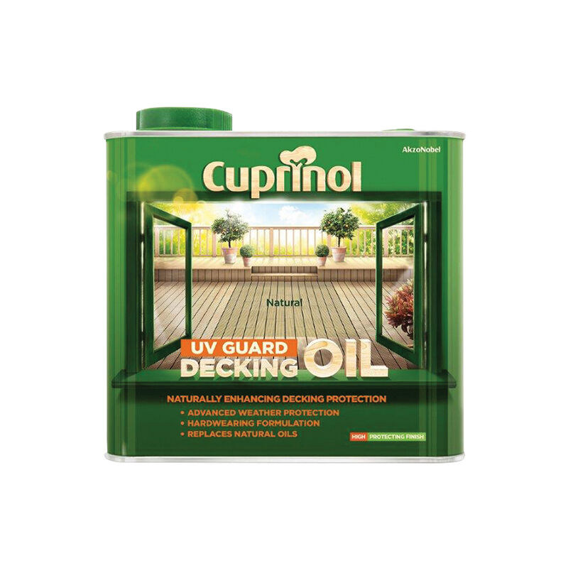 Cuprinol - uv Guard Decking Oil Natural 2.5 litre CUPDON25L