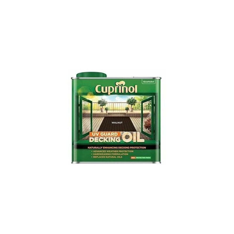 Cuprinol - 5380729 uv Guard Decking Oil Walnut 2.5 litre CUPDOW25L