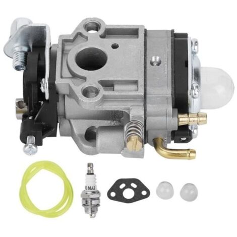 Cuque Carburateur pour Weedeater Kit Carburateur 10mm Convient pour Weedeater 1E34F 1E36F TU26 TL26 Débroussailleuse 26cc 33cc