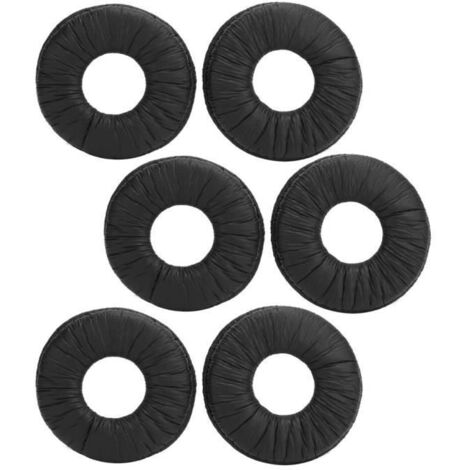 Cuque housse de coussin pour casque 3 paires de coussinets d\'oreille housse de coussin de casque de remplacement pour casque SONY