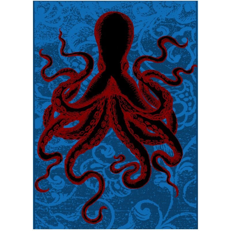 

Beneffito - CURIOSITY - Póster Artístico Firmado – Pulpo 2 - 21x30 cm
