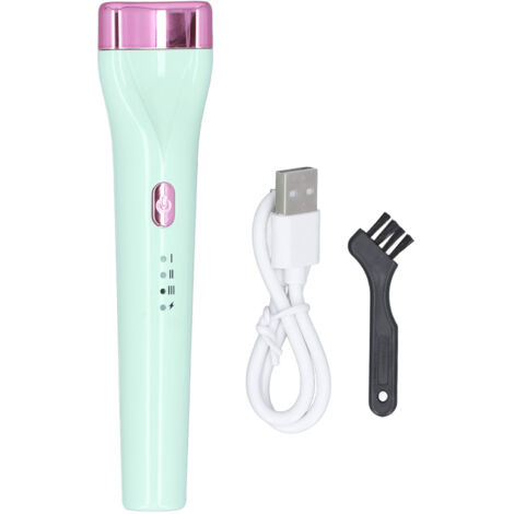Curleur de Cils Électrique Rechargeable, 3 Modes de Chauffage, Durable avec Brosse de Nettoyage - Vert