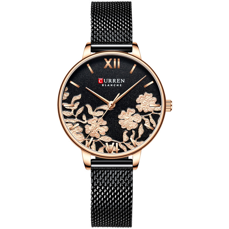 

9065 Elegante, exquisito, casual, de negocios, reloj de cuarzo para mujer, 3ATM, reloj de pulsera resistente al agua, para damas,con correa de malla