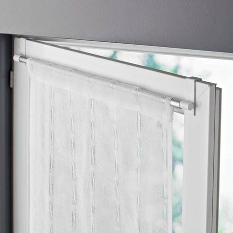 CURTAIN RAIL : Ausziehbare Vorhangstange für einbaufertige Fenster - 60-105 cm