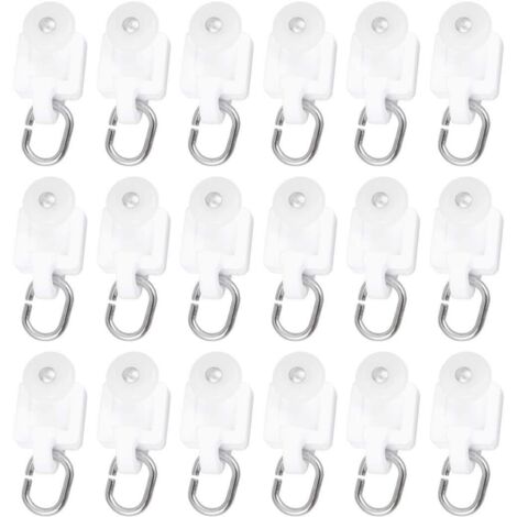 Curtain Track Accessories 50 Pieces Silent Pulleys Curtain Rods