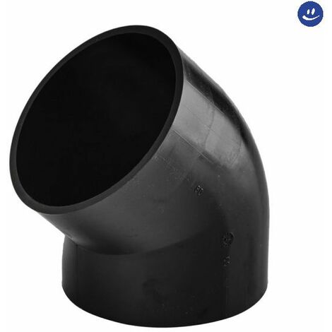 Curva 45° a saldare in polietilene serie wavin pe ø75 pn4 WAVIN
