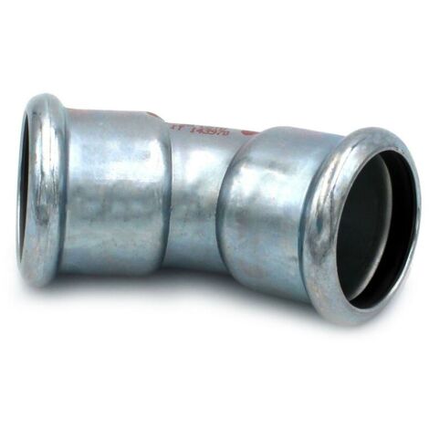 Curva 45° FF ø18 a pressare 381018450