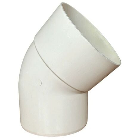 Curva 45° in pvc : Colore - Avorio, Diametro - 100