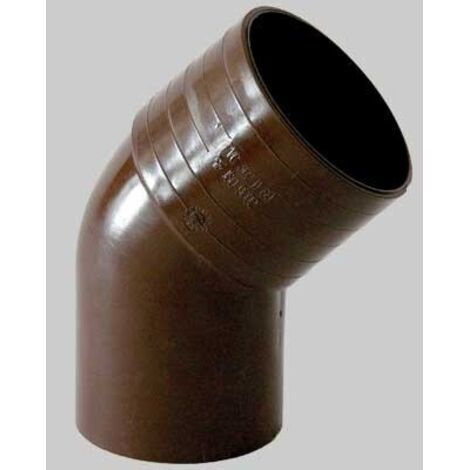 CURVA 45° PVC TESTA DI MORO - Ø 80