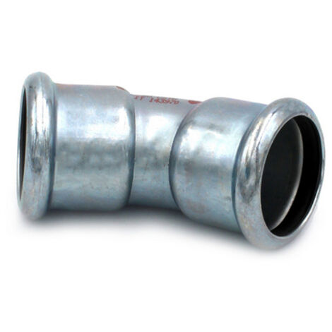CURVA 45Â° FF  A PRESSARE IN ACCIAIO CARBONIO STEEL PRES- Diam. 35- R.M.- pezzi 1