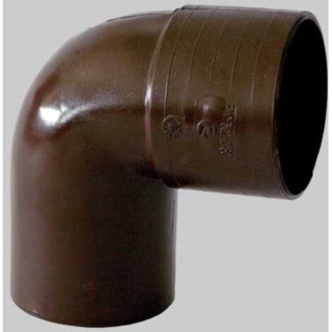 CURVA 87°-30 PVC TESTA DI MORO - Ø 80