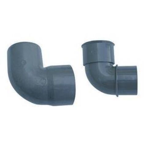 CURVA 87°30' MF PVC GRIGIO Diam. 100