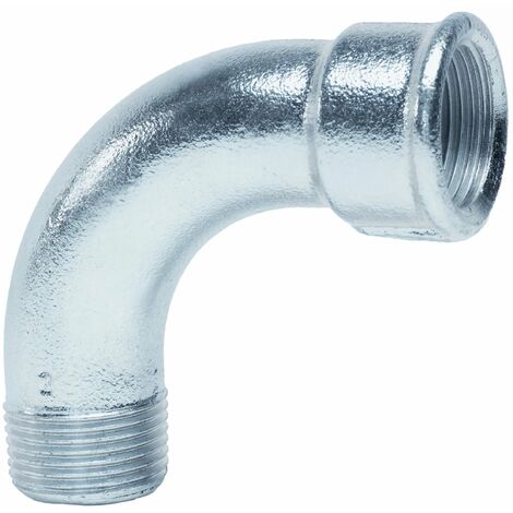 Curva 90° 11/2" Maschio-Femmina Zincata