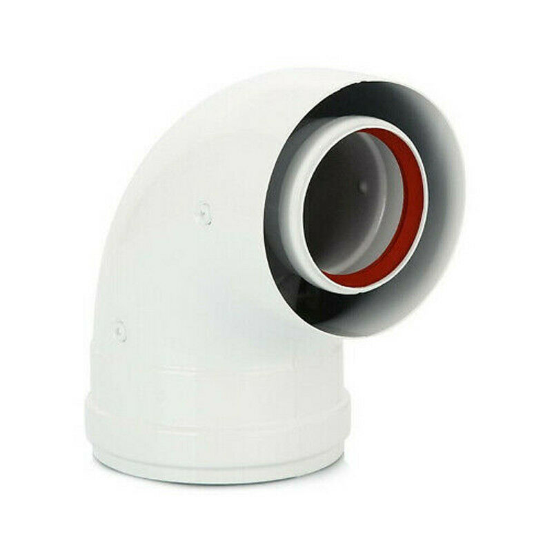 Baxi - Courbe 90° coaxial 60/100 pour chauffe-eau KHG71410141