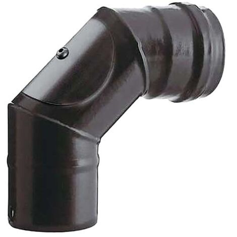 Curva 90° con ispezione, Ø 80 mm, colore nero