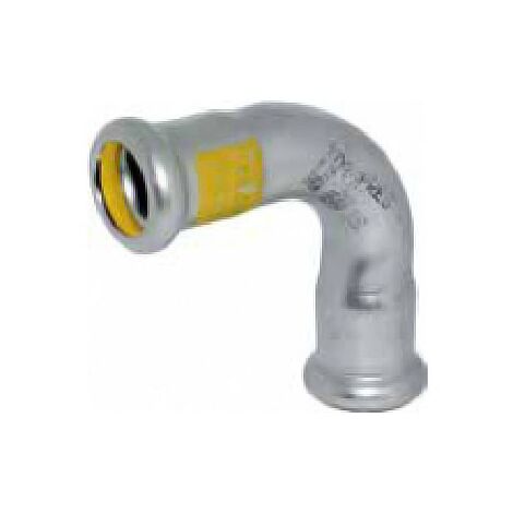 Curva 90° FF ø28 Inox 316L a pressare GAS 181028900CG - -  RACCORDERIE METALLICHE - -