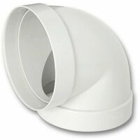 EDIL PLAST - LA VENTILAZIONE CONO DI RIDUZIONE F/M IN ABS DA DN. 150 A 121  MM. BIANCO CRC150B