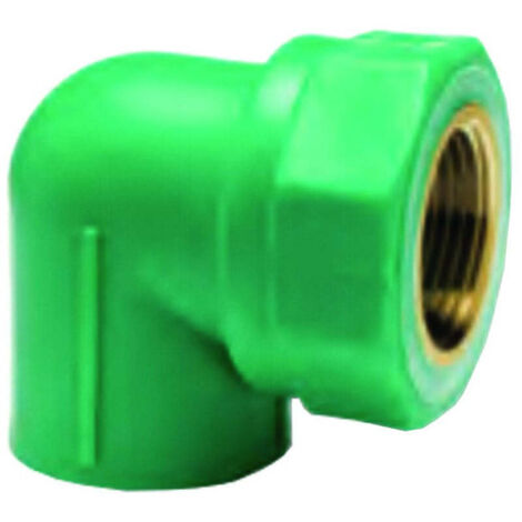 Curva 90° Filettata Femmina In Ppr Pn25 - F ø mm.25x1/2" - 5 pz
