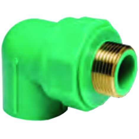 Curva 90° Filettata Maschio In Ppr Pn25 - M ø mm.25x1/2" - 5 pz