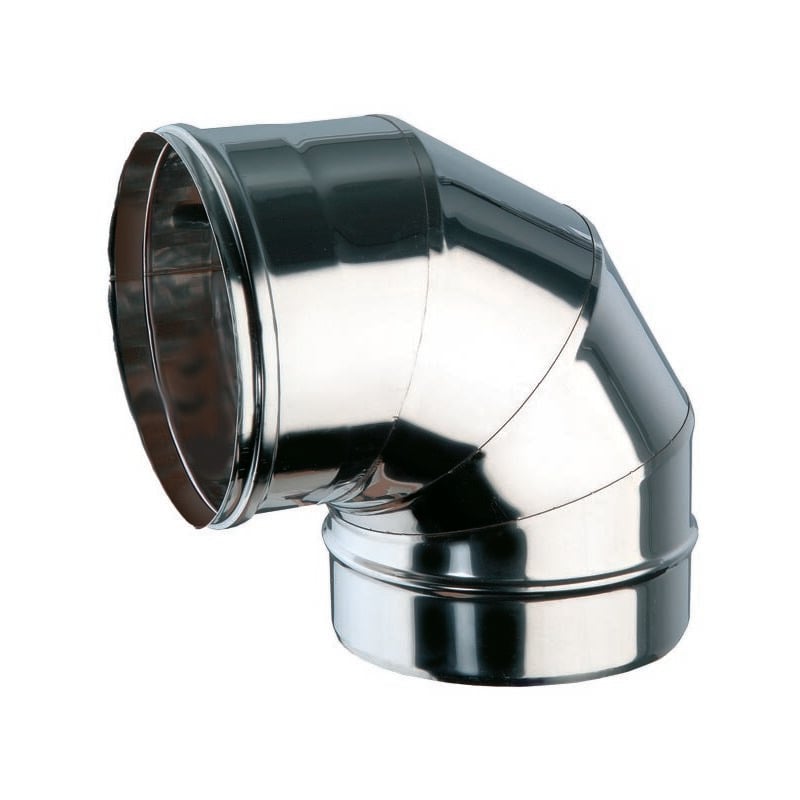 mf acier inoxydable coude à 90 degrés d. 300