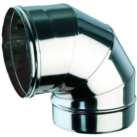 Curva 90 gradi inox diam 130