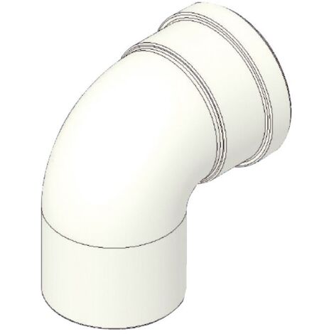 Curva 90° MF - ø 100 mm - senza ispezione - in alluminio pressofuso 00000051026